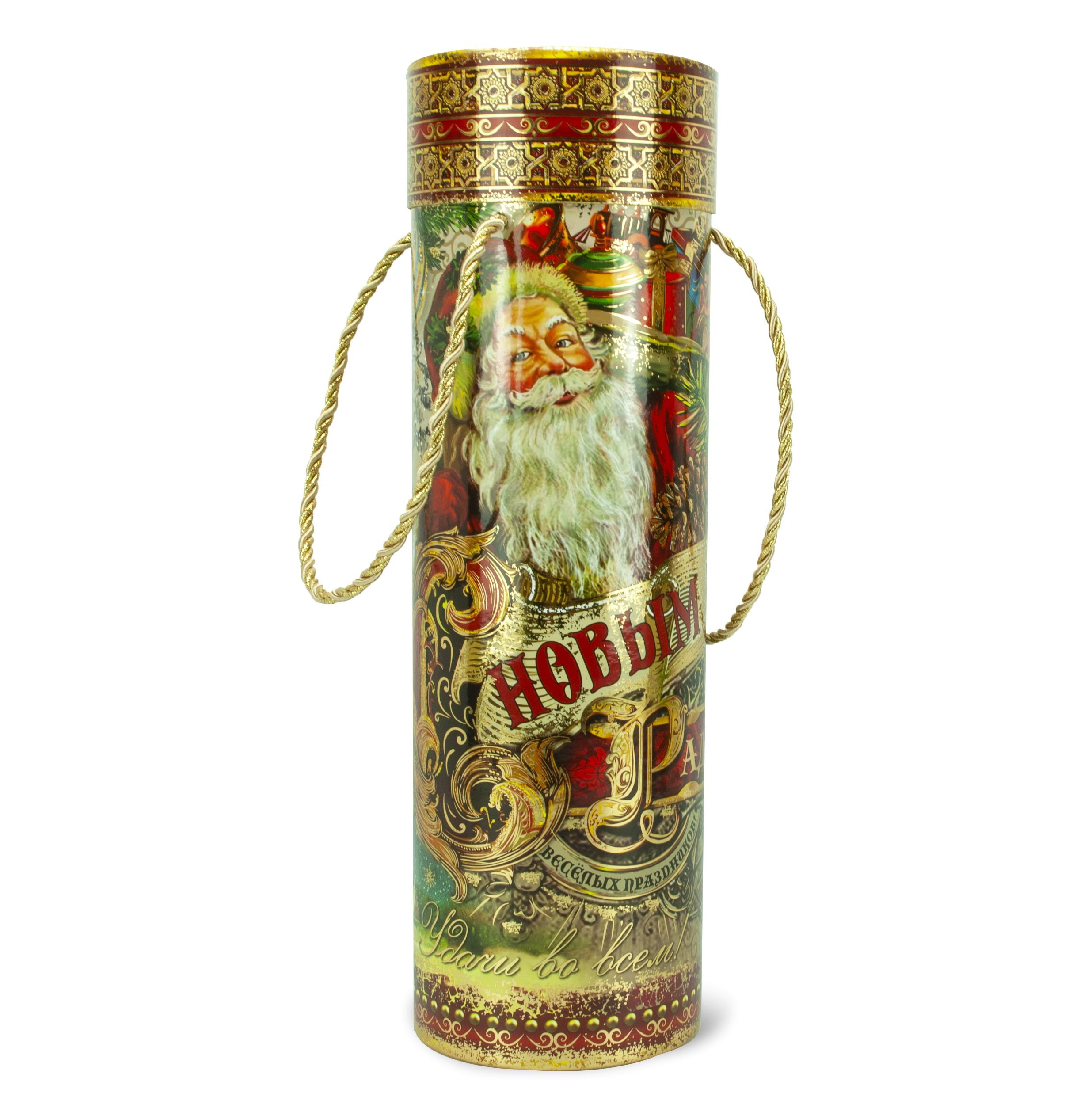сладкий новогодний подарок Под. Счастья и радости! с конгревом (П1000С4039)